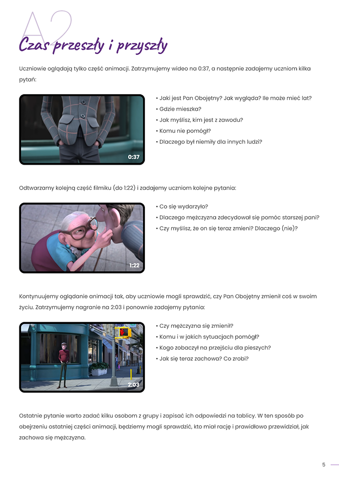 akcja animacja pan obojetny example page