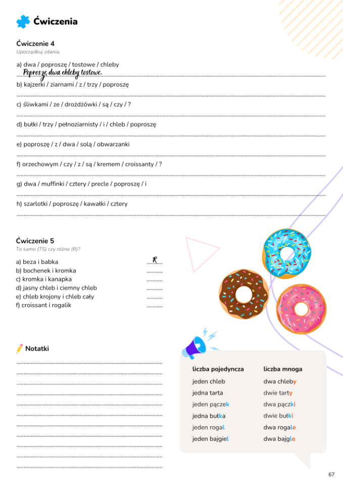 codzienne sytuacje example page