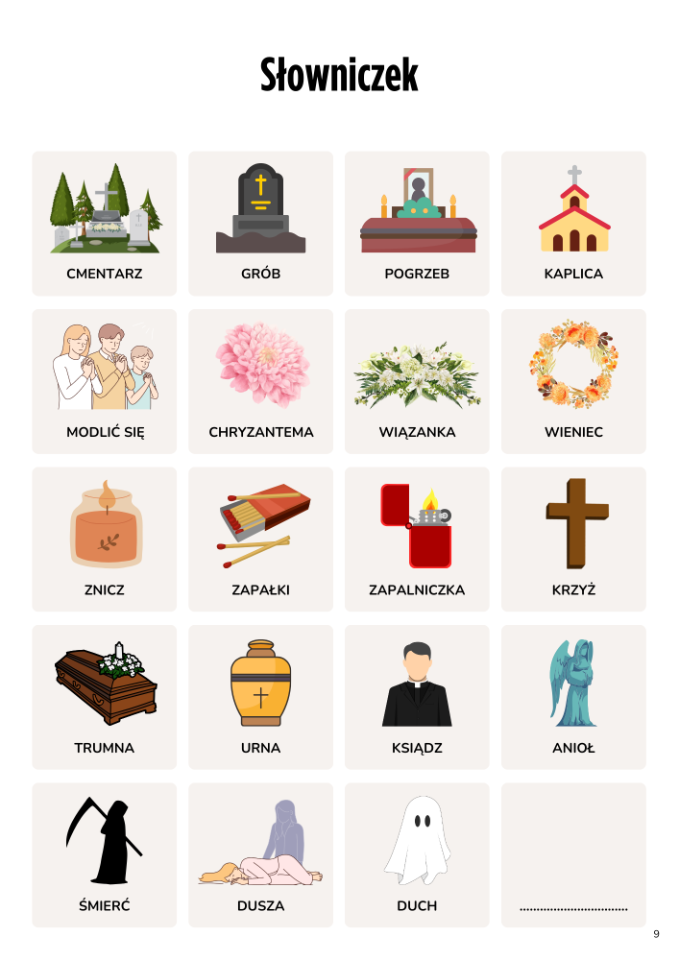 dzien wszystkich swietych example page