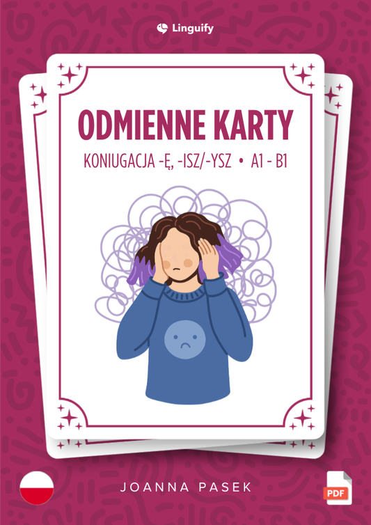 Odmienne Karty Koniugacja -ę, -isz-ysz cover