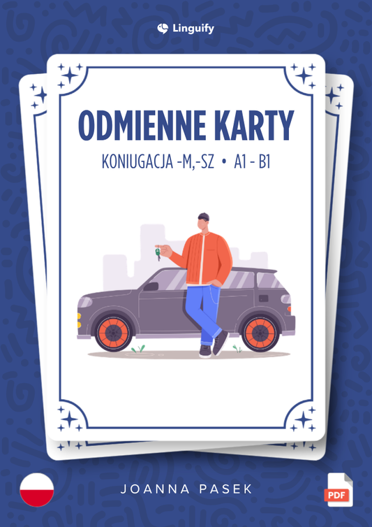 Odmienne Karty Koniugacja -m,-sz cover