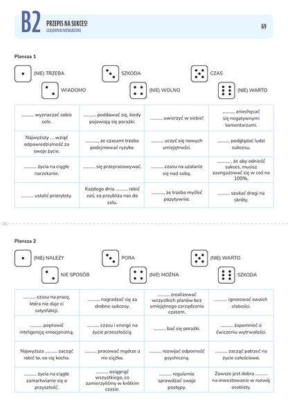 odkryj czasownik example page